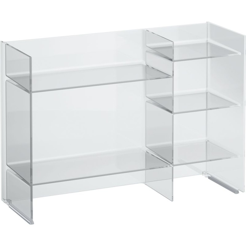 Kartell Laufen Sound Rack reol, 75x53 cm, transparent