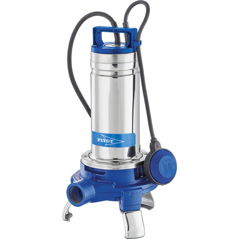 Flygt pumpe DXGM 25-11 med 1" muffe og 10 m kabel, 230 V