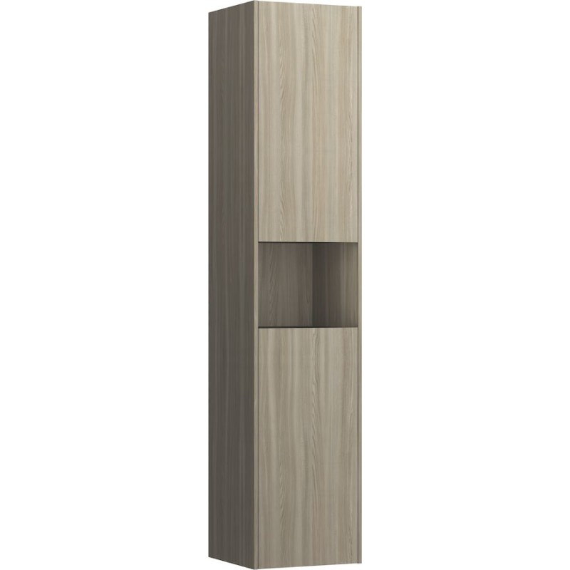 Laufen Base højskab, 35x165 cm, højre, lys elm
