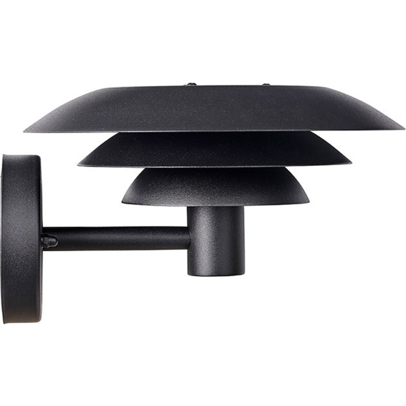 Dyberg Larsen DL25 v&auml;gglampa utomhus, svart