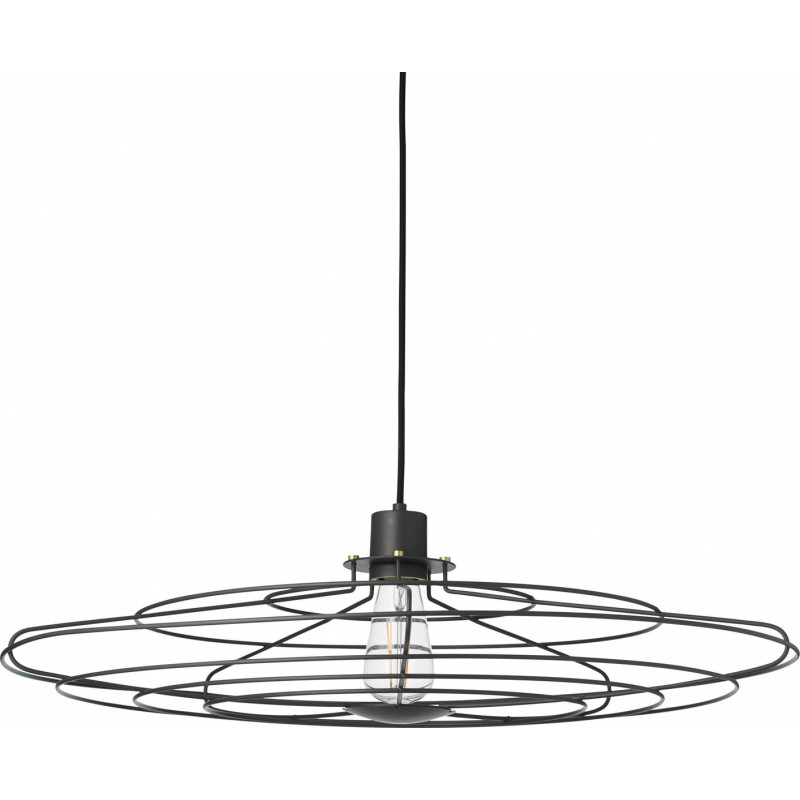 RADIO hængelampe, mørkegrå, Ø 70 cm, E27 – Halo Design - Stue - Metal - Med én lyskilde