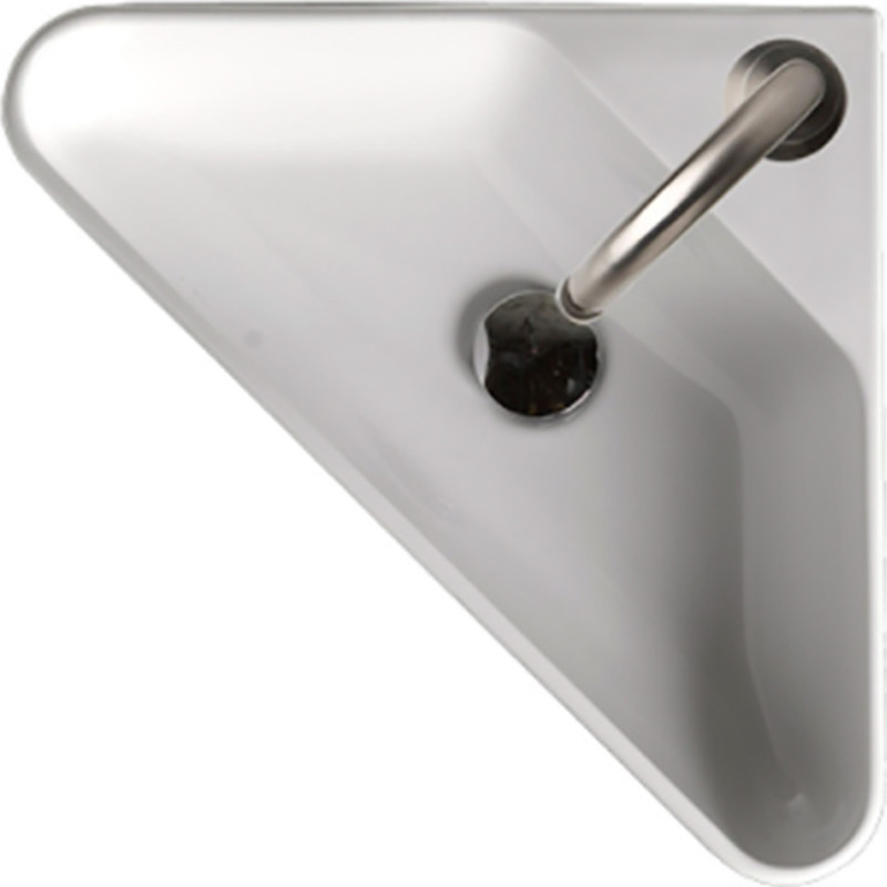 Lavabo Axa Corner tvättställ, 42,5x42,5 cm, vit