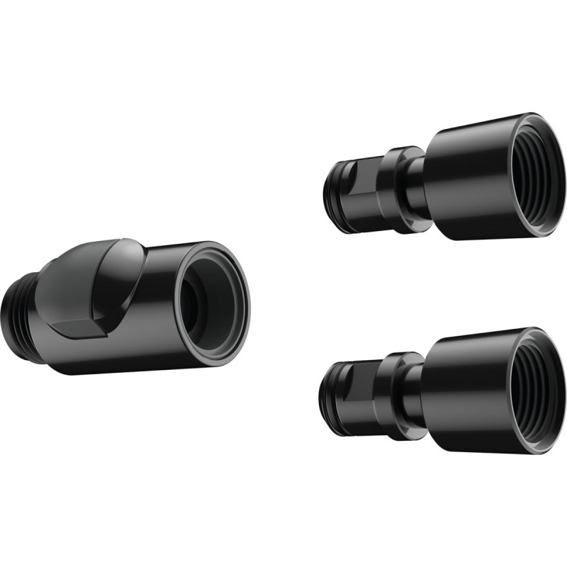 Hansgrohe snabbkopplingsset, 3 delar, 1/2", svart