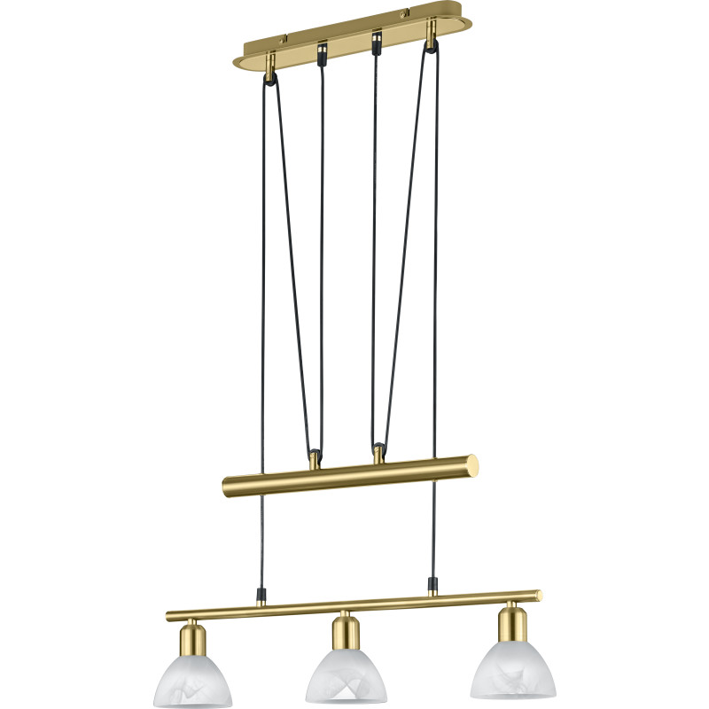 Trio Lighting Levisto pendellampa, mässing