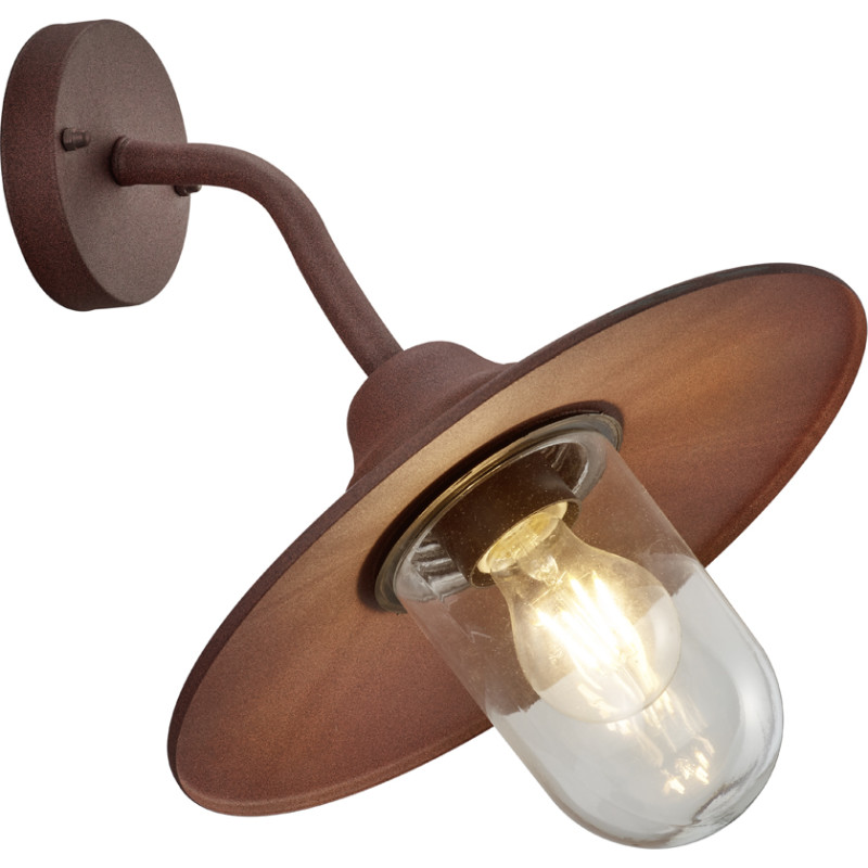 Trio Lighting Brenta vägglampa utomhus, rustik