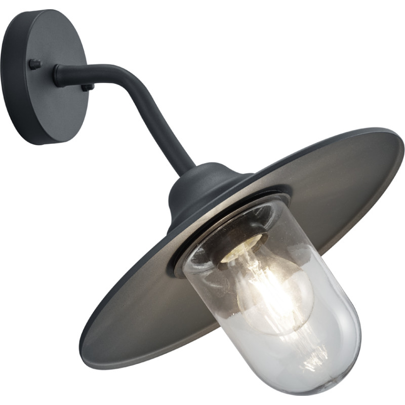 Trio Lighting Brenta udendørs væglampe, antracit
