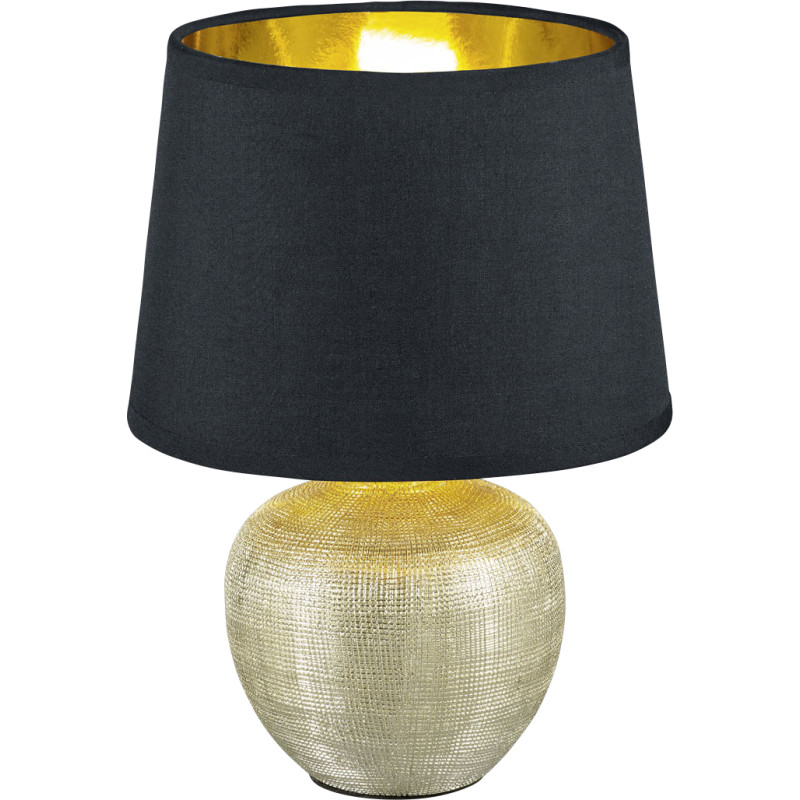 Trio Lighting Luxor bordlampe, guld, 26 cm
