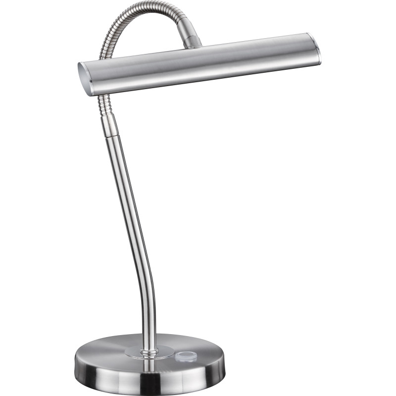 Trio Lighting Curtis bordslampa, borstat stål