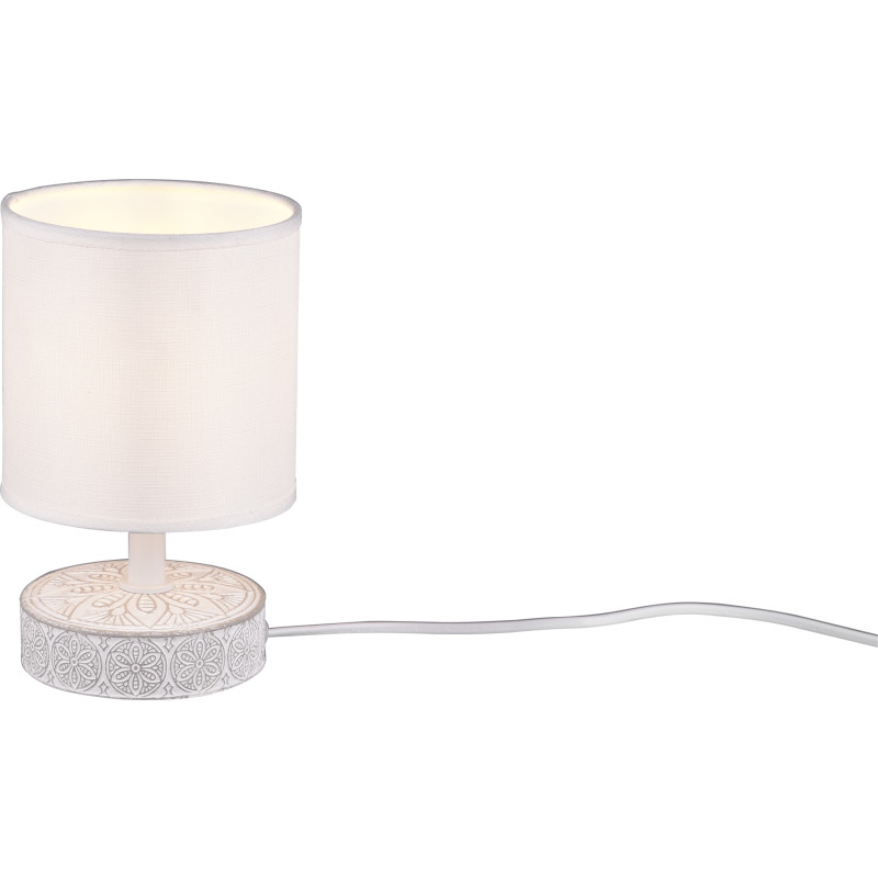 Trio Lighting Marie bordlampe, hvid