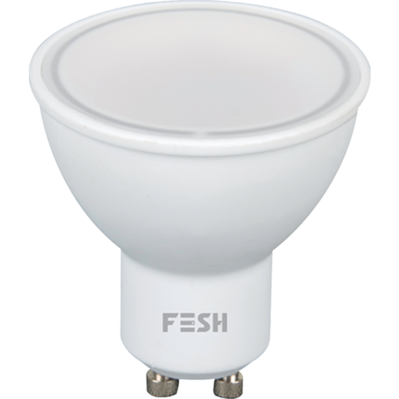 6 stk Fesh Smart GU10 spotpære, 2700-6500K, 5W