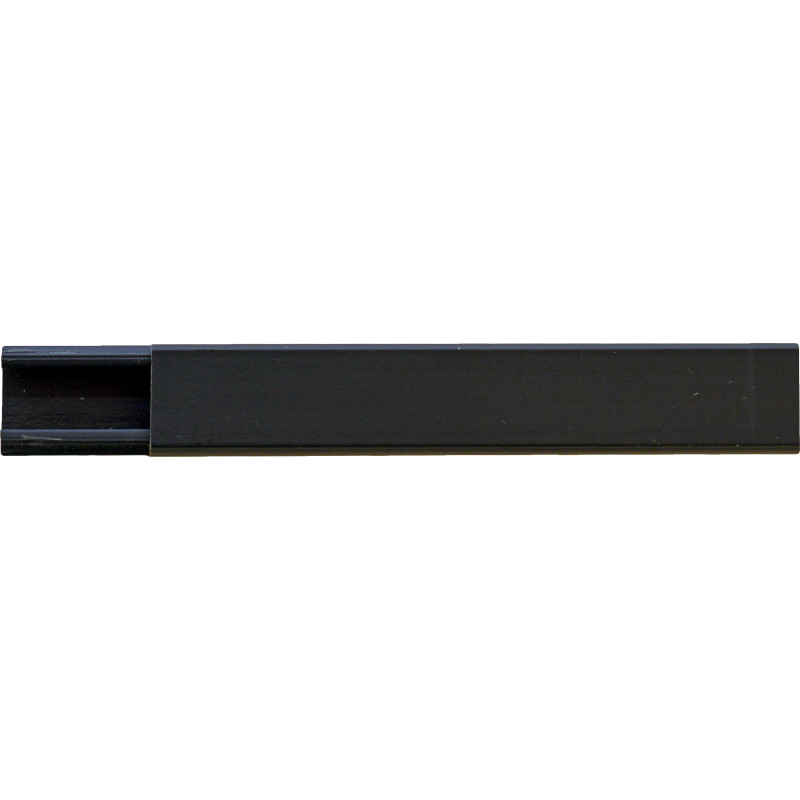 E-line mini kabelkanal, 15x10 mm, tape, 2 meter, sort