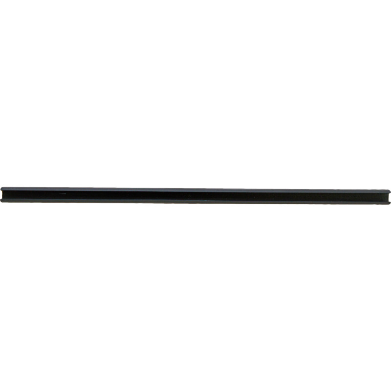 E-line minikanal m/ tape åben 2 meter i sort på 6x8 mm