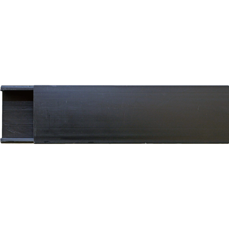 12 stk E-line mini kabelkanal, 35x15 mm, tape, 2 meter, sort