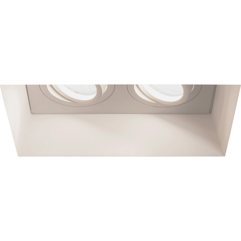 Astro Blanco Twin indbygningsspot, kipbar, GU10, hvid