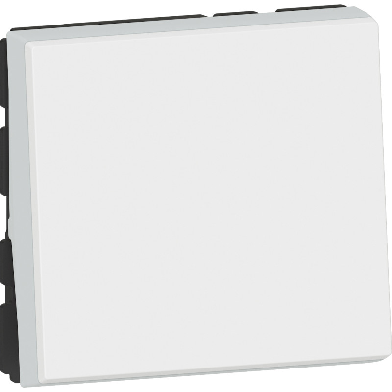 Mosaic korrespondanceafbryder, 10A, 2 moduler, hvid