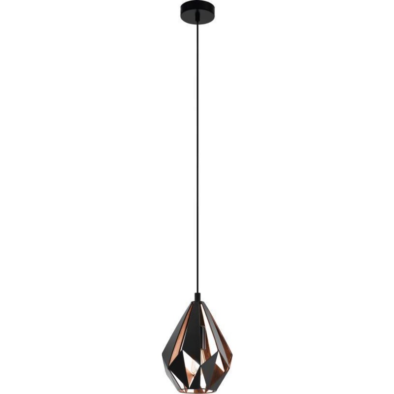 Eglo Carlton 1 pendellampa, Ø20,5 cm