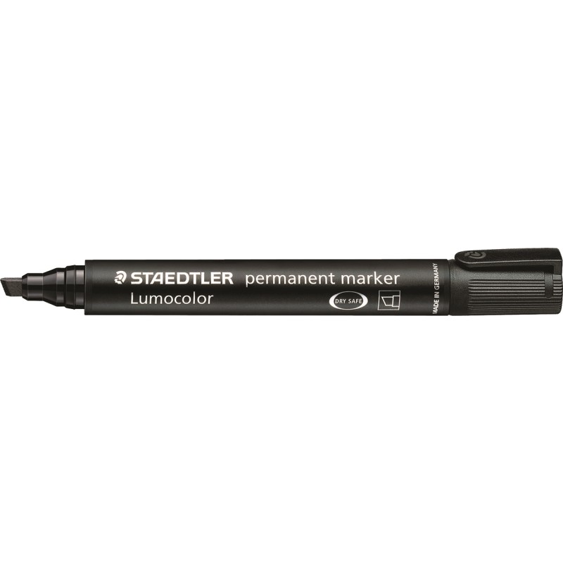 Permanentmarker med 2-6 mm avfasad spets - svart