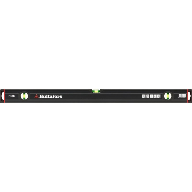 Vaterpas extra alu-profil PV 80, 800 mm og 3 libeller
