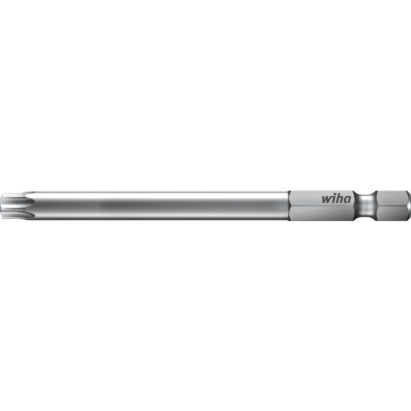 5 stk Wiha torx15H bit med hul, 90 mm