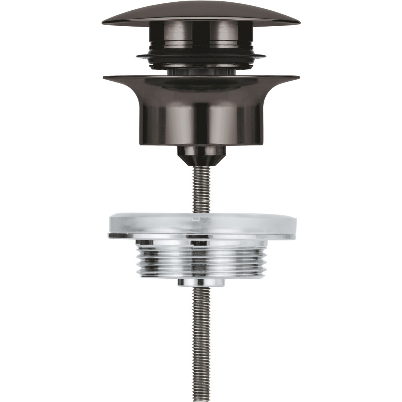 Grohe Push up bundventil - Hard Graphite afløbsganiture 65807A00