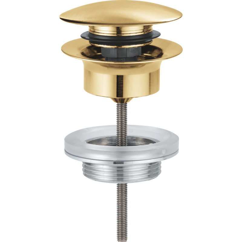 Grohe Push up bundventil - Brushed Cool Sunrise afløbsganiture 65807GN0