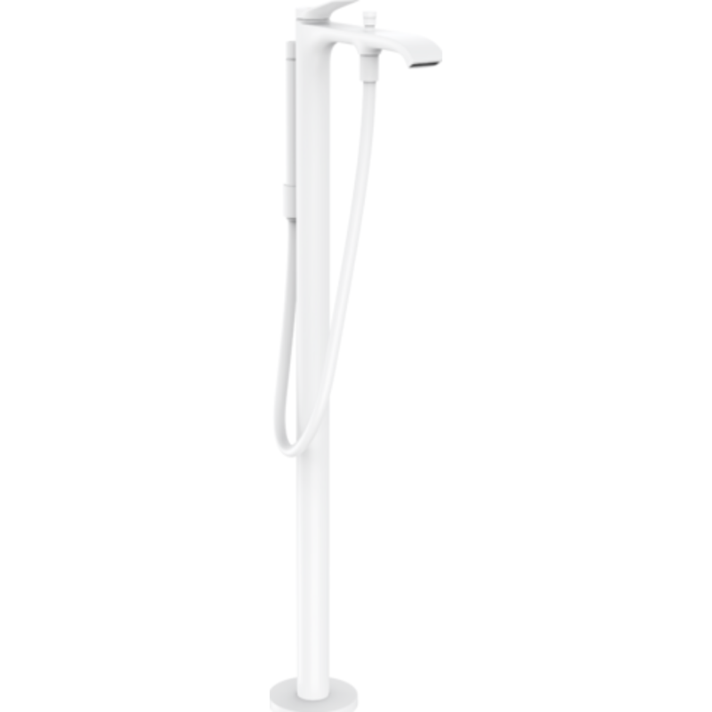 Hansgrohe Vivenis badkarsblandare med duschset, matt vit