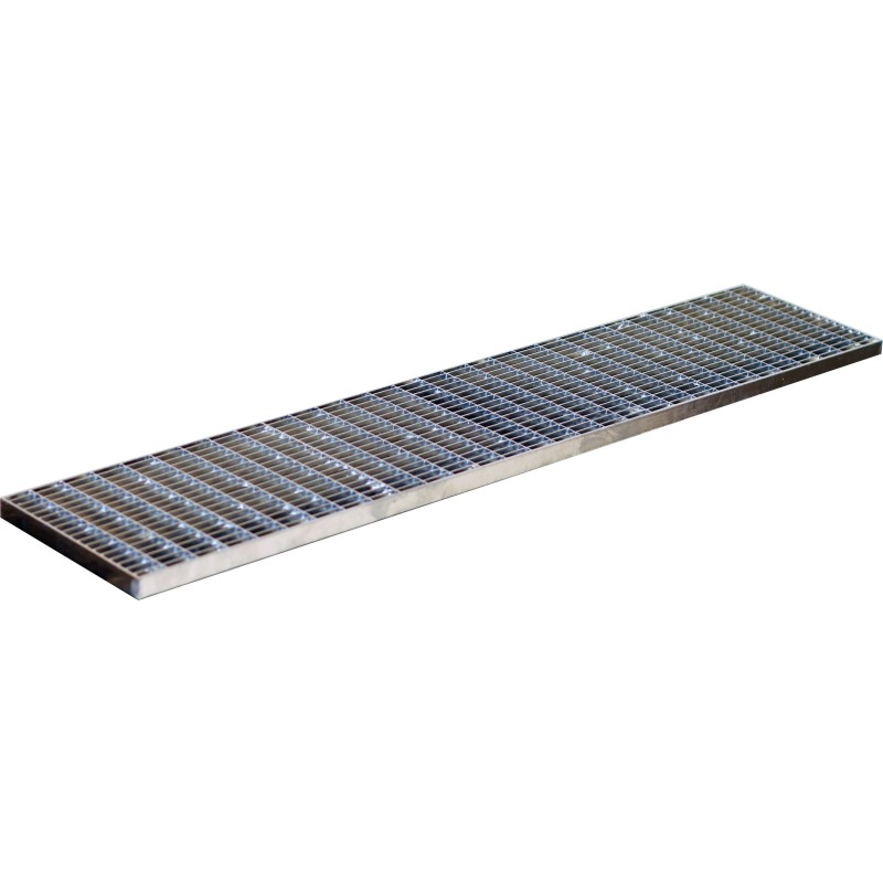Dutra rist 9/30, 200 x 20 x 1000 mm, til sokkelaffugter, varmgalvaniseret