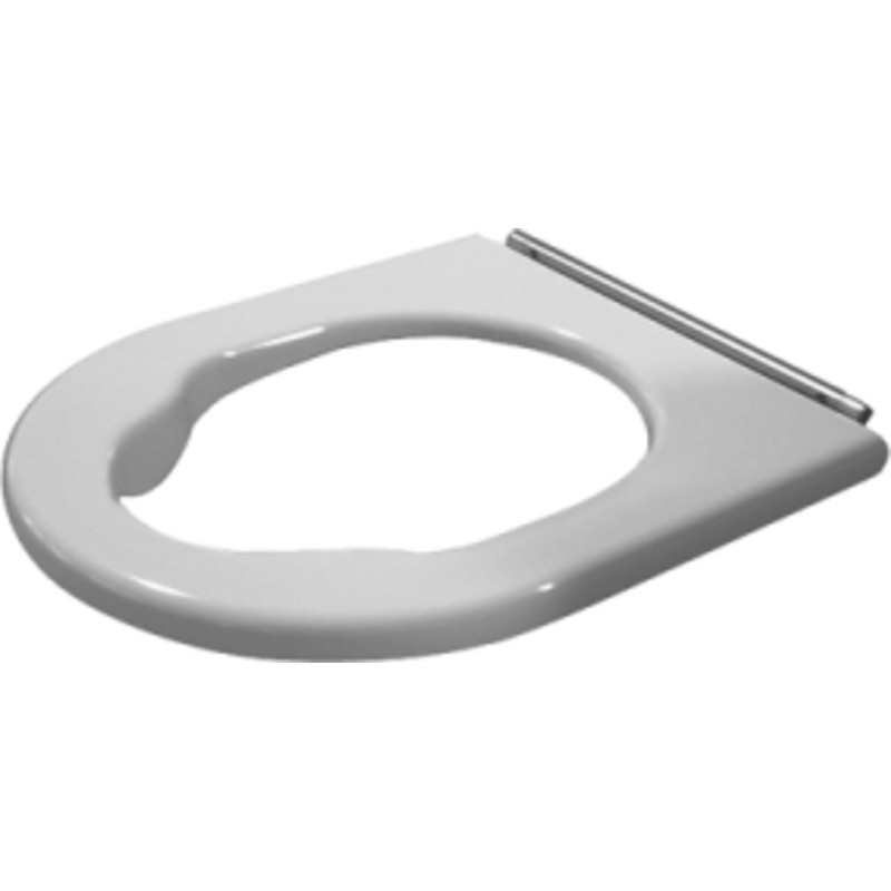 Duravit Starck 3 Vital toalettstol, utan lock, vit h&ouml;gglans