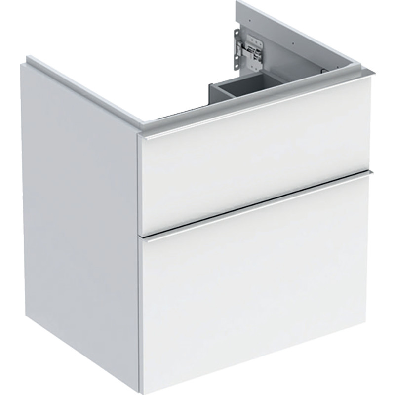 Geberit Icon vaskeskab 592x476x615mm 2skuffer hvid