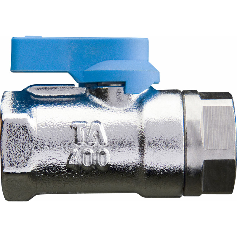 Kuglehane TA 400 m/m 1/2'' m/blå håndtag