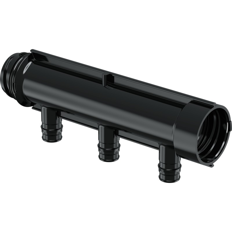 Uponor Aqua PLUS fordelerrør Q&E 1"x16 mm, 3 afgreninger