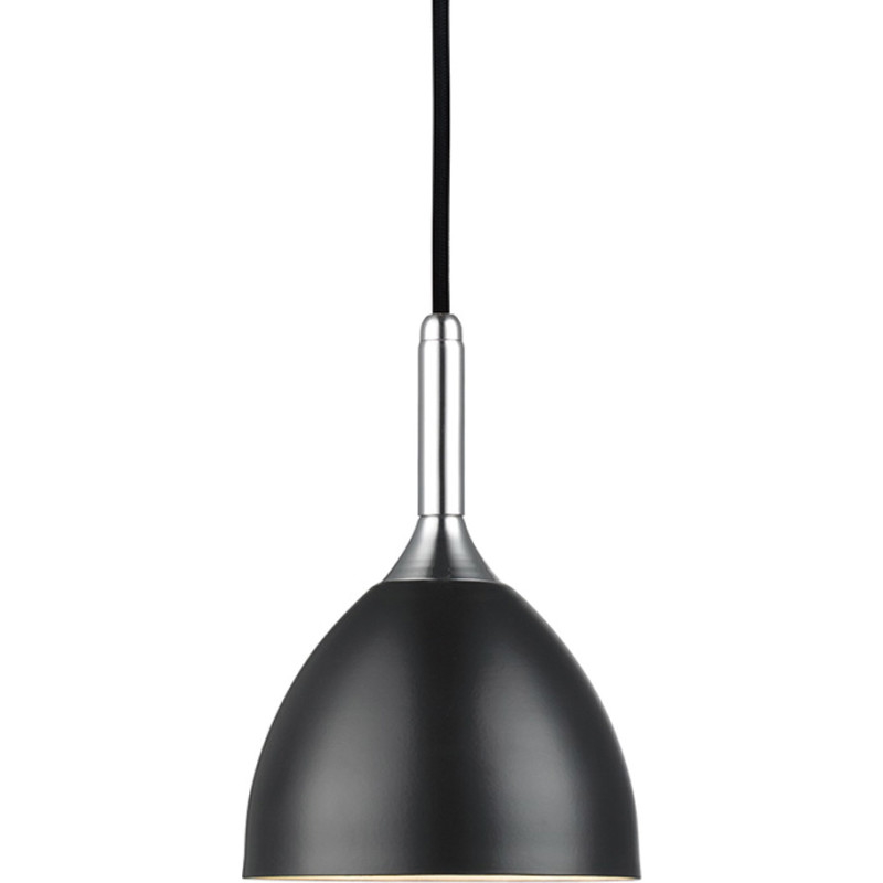 Bellevue Pendel Ø14 Black/Chrome - Halo Design - Køkken - Metal