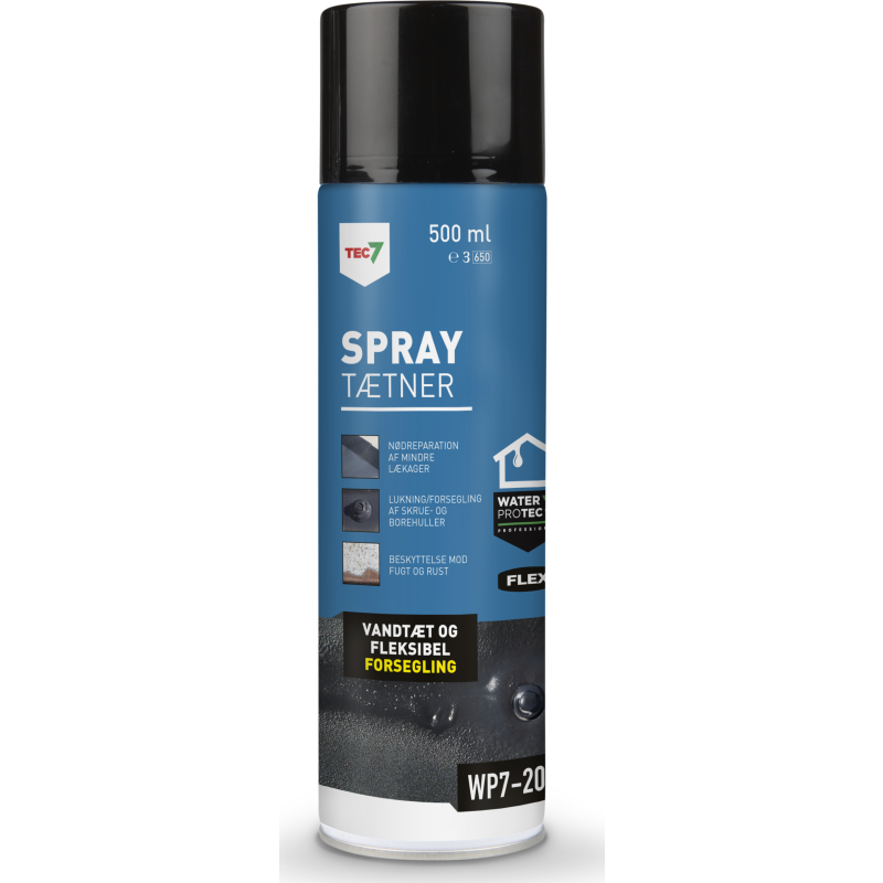 Tec7 WP7-201 spray tætner, 500 ml