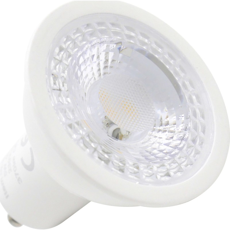 Nordtronic Long Life LED 5W GU10 dimbar spotlampa - mattvit, 4000K