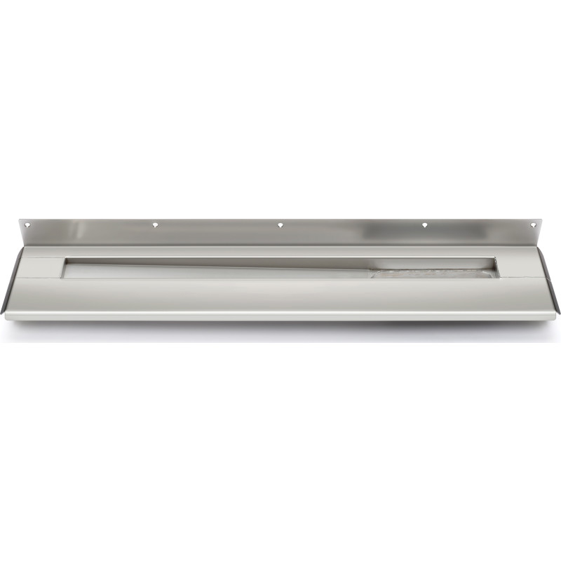 Unidrain 1004 avloppsarmatur, 700 mm, mot bakvägg och sidoutlopp, höger
