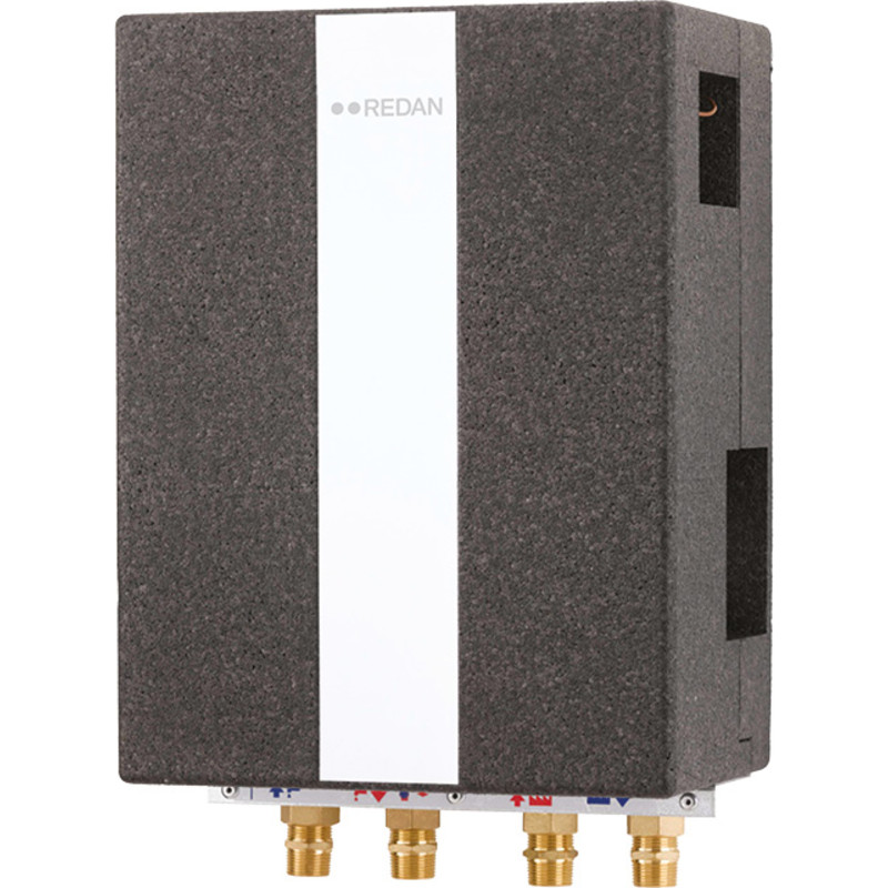 Danfoss Redan Akva Lux II 1-2 lejligh. Isoleret vandvarmer 41 kW, uden kappe