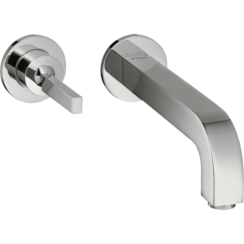 Hansgrohe AXOR Citterio 2-huls håndvaskarmatur til væg, 160 mm tud