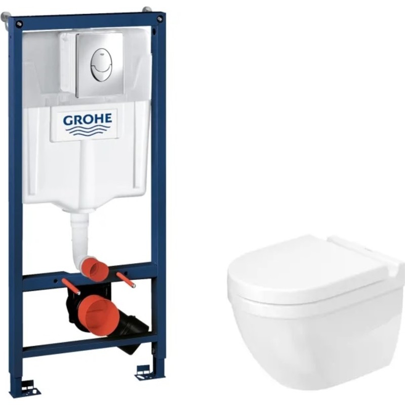 Duravit Starck 3 v&auml;ggh&auml;ngt toalettpaket, vit