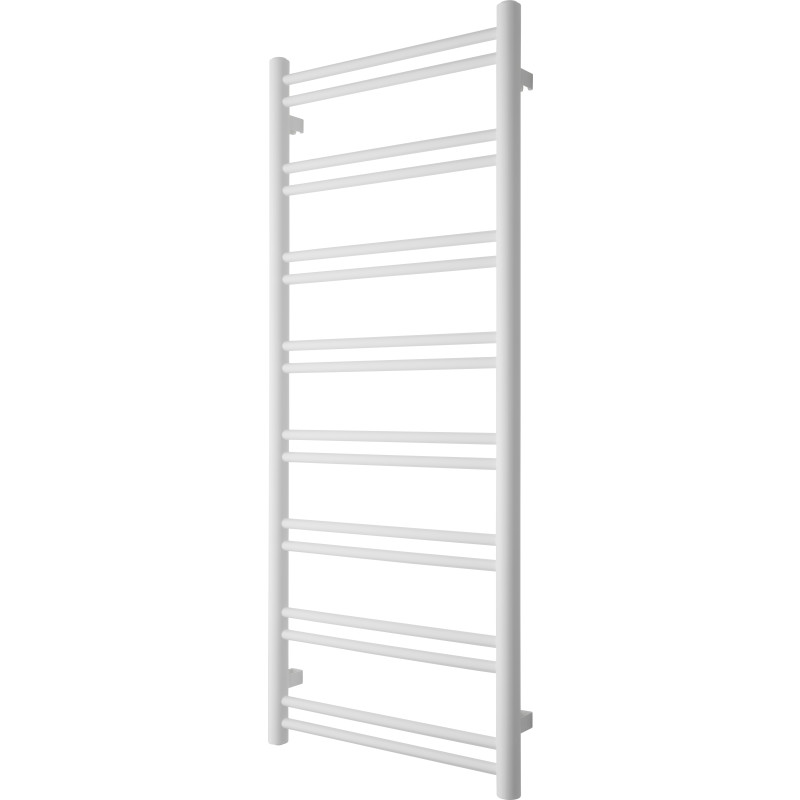 TVS DUO 16-500 Mat hvid håndklædetørrer 1240X500mm. Mat hvid RAL 3001, vandbåren