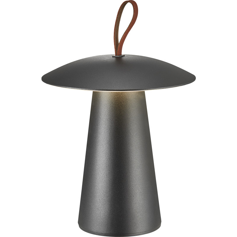 Nordlux Ara To-Go uppladdningsbar bordslampa utomhus, svart