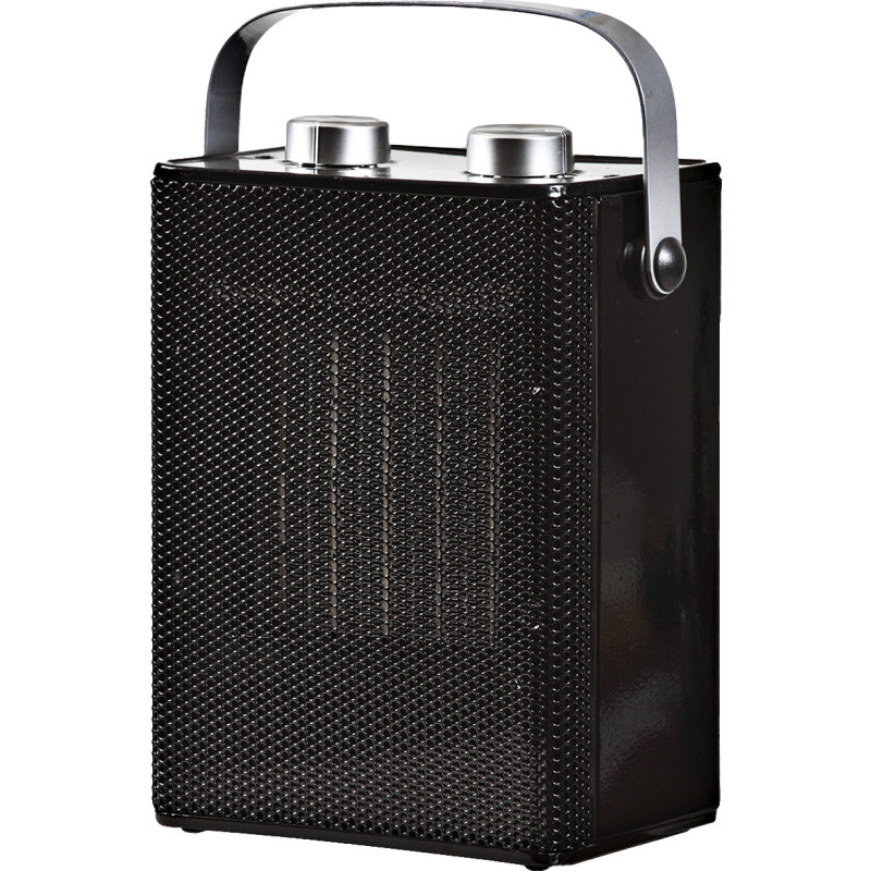 Esnonordic Case varmeblæser, 2000W i sort