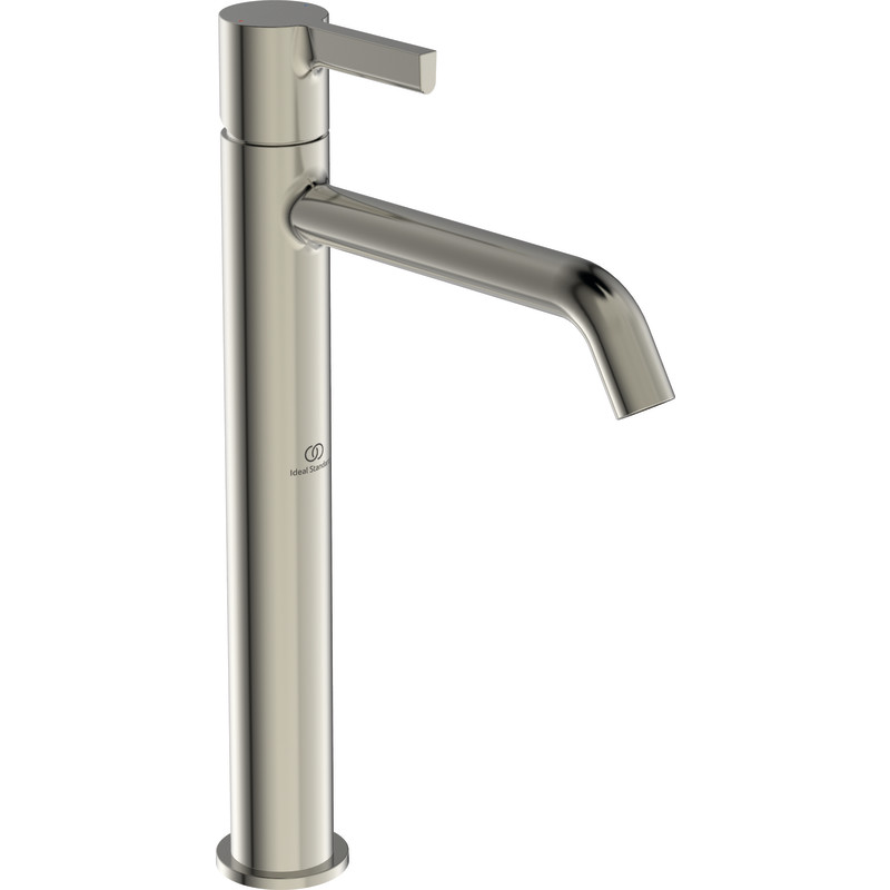Ideal Standard JOY håndvaskarmatur høj model uden bundventil, Silver Storm