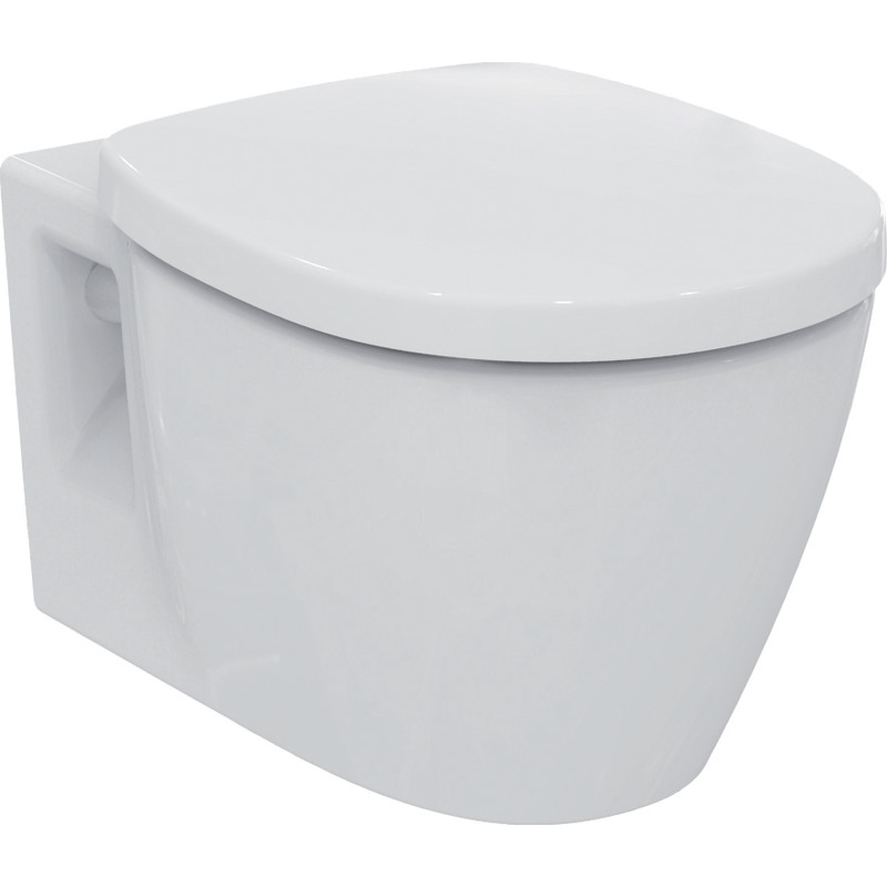 Ideal Standard Connect v&auml;ggh&auml;ngd toalett, utan spolkant, vit