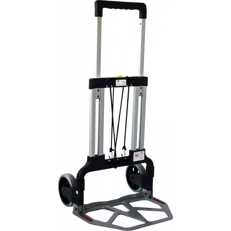 Bagagevogn, sammenklappelig. Klarer 125 kg. Super handy at have med.  Kun 6,5 cm dyb når den er klappet sammen