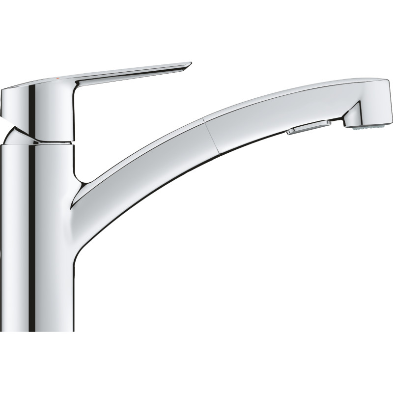 GROHE etgrebsbatteri 3/8/227mm tud 1hul t/kv m/udtr.br messing f
