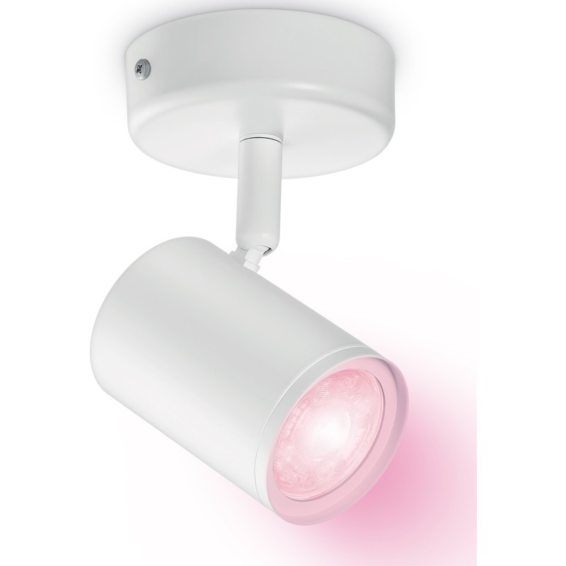 Wiz Imageo takspotlight, f&auml;rgf&ouml;r&auml;ndring + vit, vit