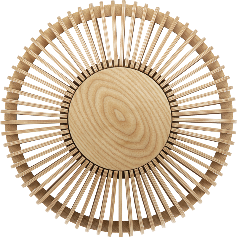 Umage Clava Up Wood v&auml;gglampa, ljust tr&auml;, &Oslash;35 cm
