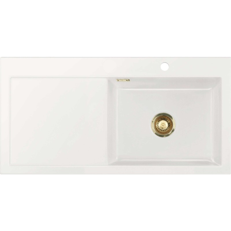 Lavabo Mera 100 SL diskb&auml;nk, 100x51 cm, vit