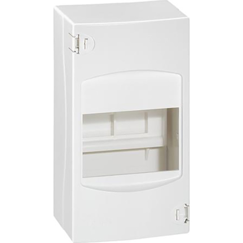 Legrand Ekinoxe gruppetavle med jord og 1x4 moduler i hvid