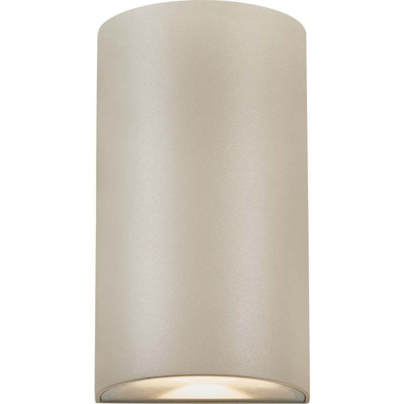 Nordlux Rold Round v&auml;gglampa utomhus, beige